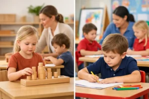 Montessori vs Traditional Preschool Compared